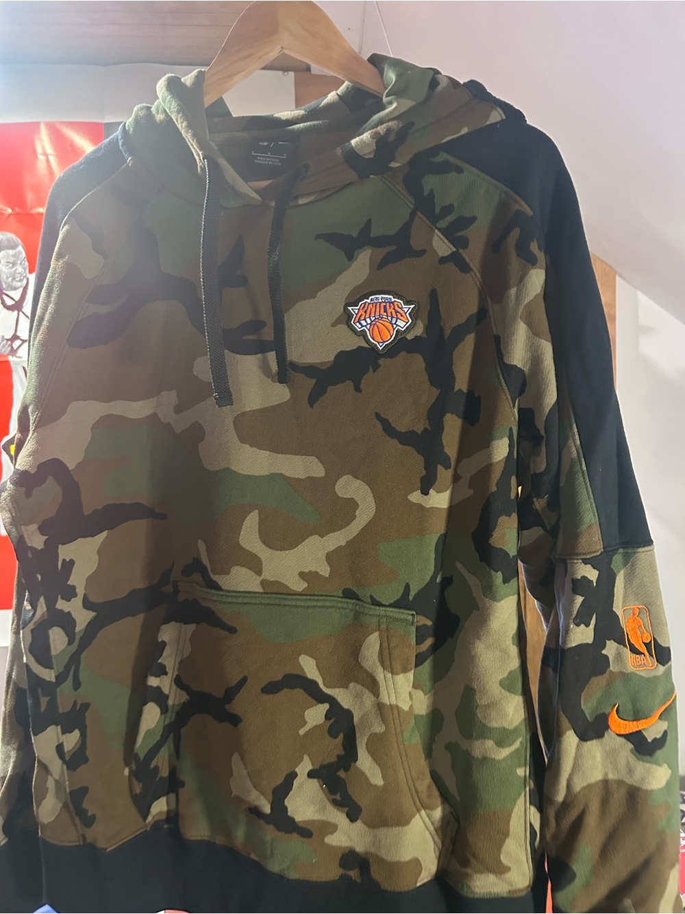 New York Knicks Camo Pullover Hoodie
